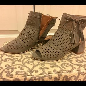Grey Cutout Booties from Primark. BRAND NEW!